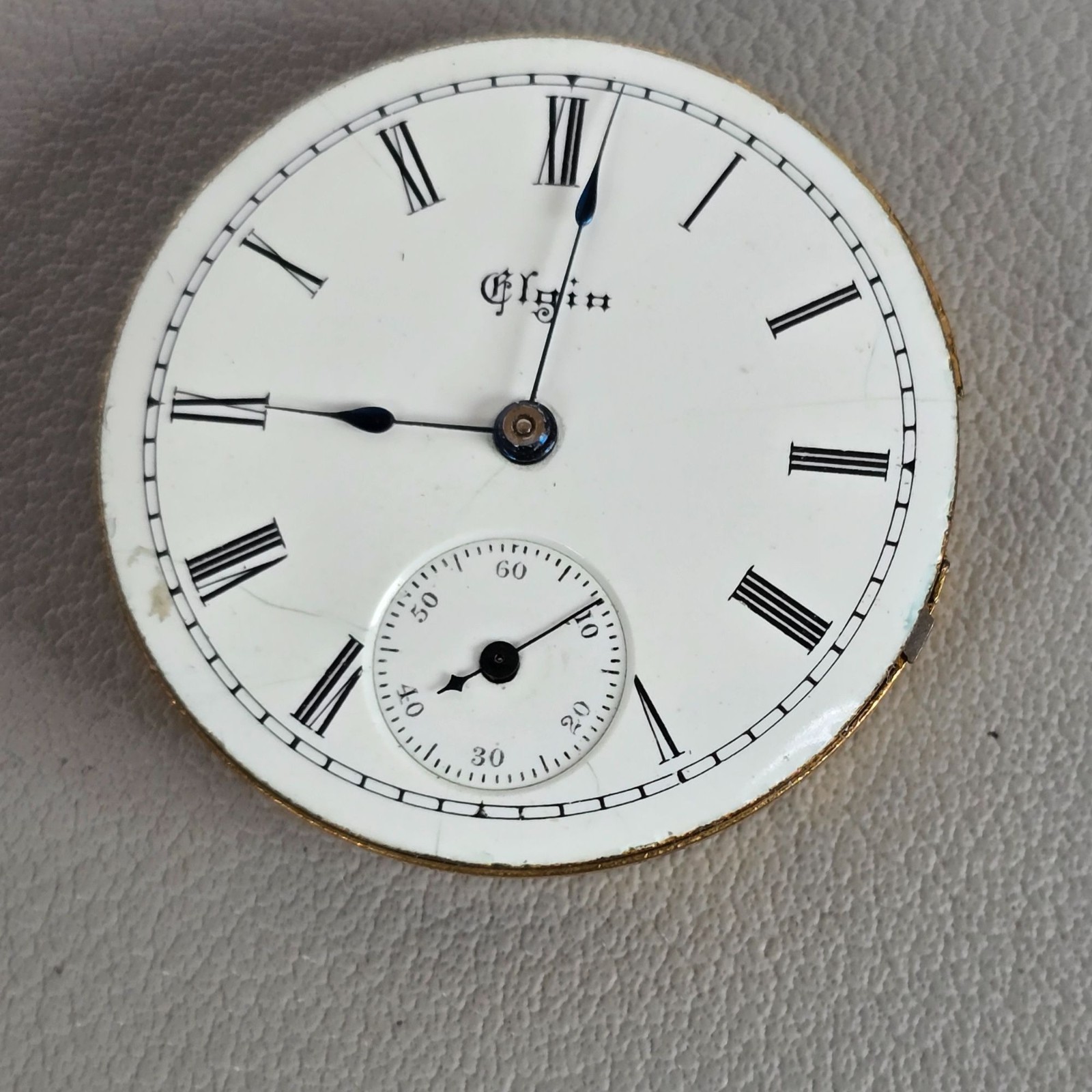 Elgin Pocket Watch Movement Grade 113 1890 0s 11j For Parts Or Repair