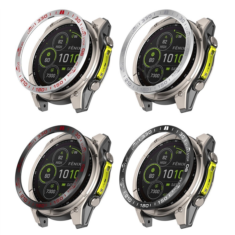 Bezel Frame Ring Metal Watch Case Cover Bumper For Garmin Fenix 8 43mm 47mm 51mm