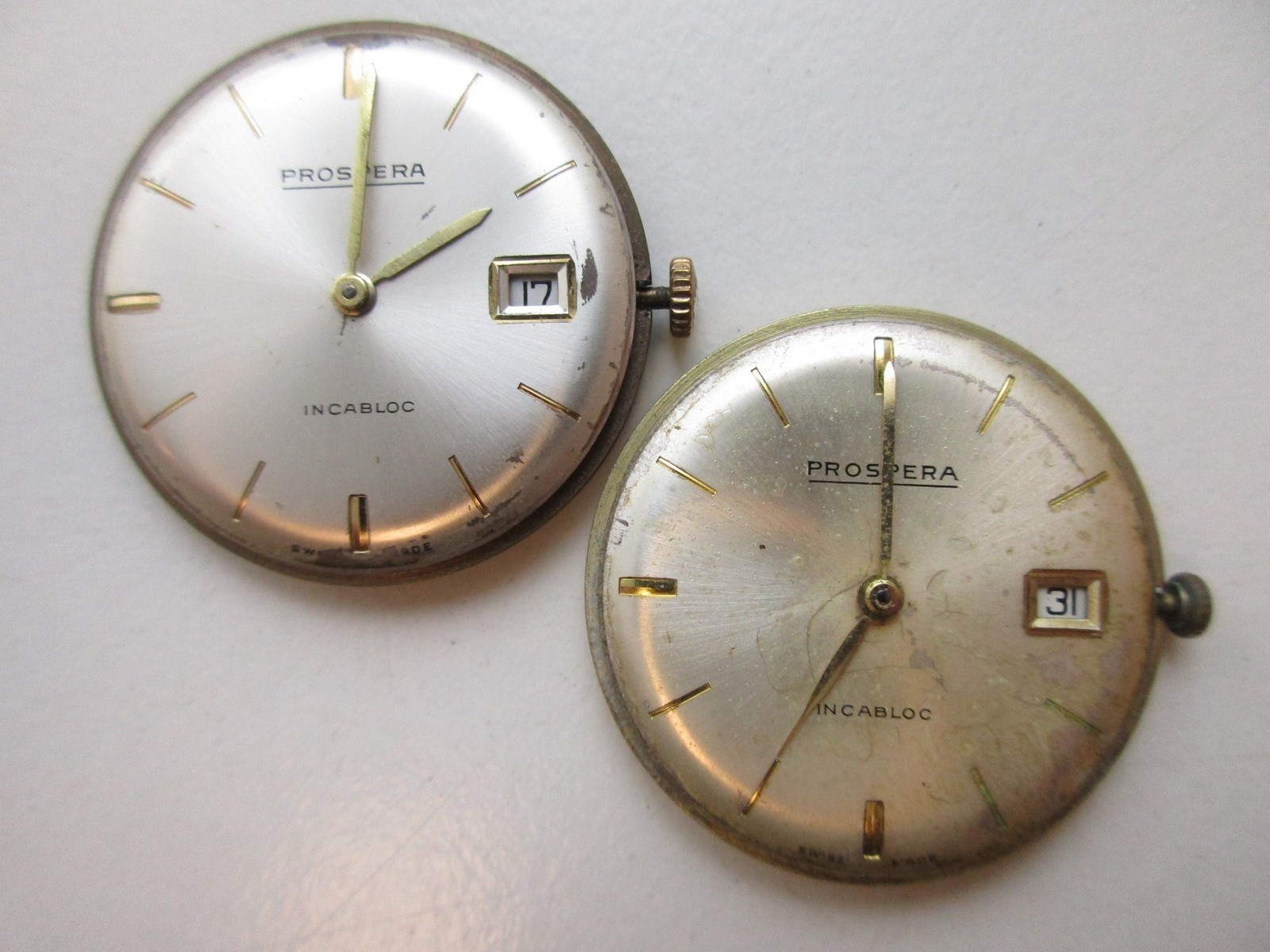 Peseux cal. 336N Swiss 17 jewels watch movements – running