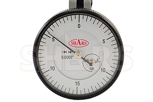 Shars .060″ Swiss Type Vertical Dial Test Indicator x .0005″ Dia. 1.5″