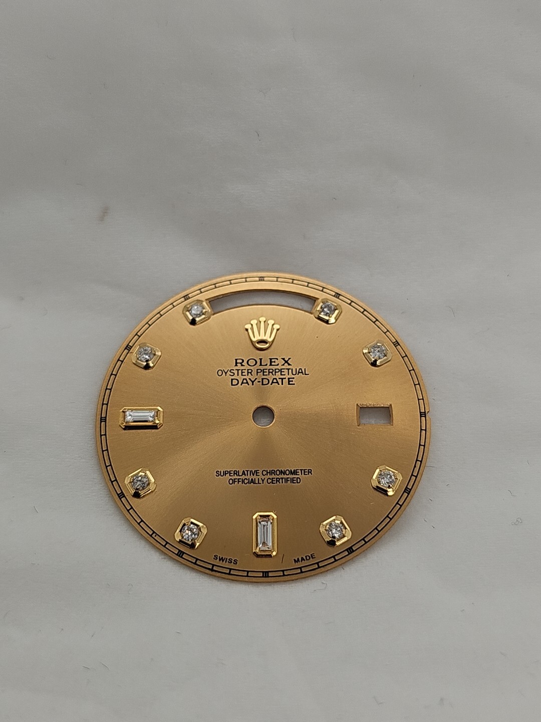 Rolex Day-Date 41mm Champagne Color Dial With 8+2 Diamonds