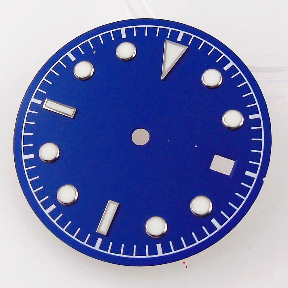 30.5mm Black Blue Green Watch Dial Fits NH35 NH36 MIYOTA 8215 821A 8205 Movement