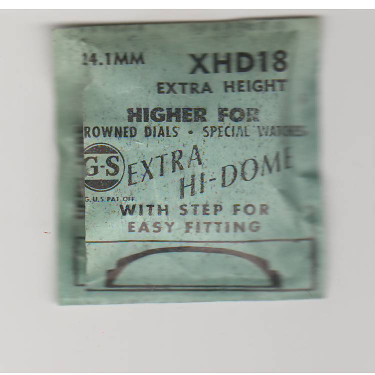NOS XHD Replacement Watch Crystals G-S And Stella Select a Size for one crystal