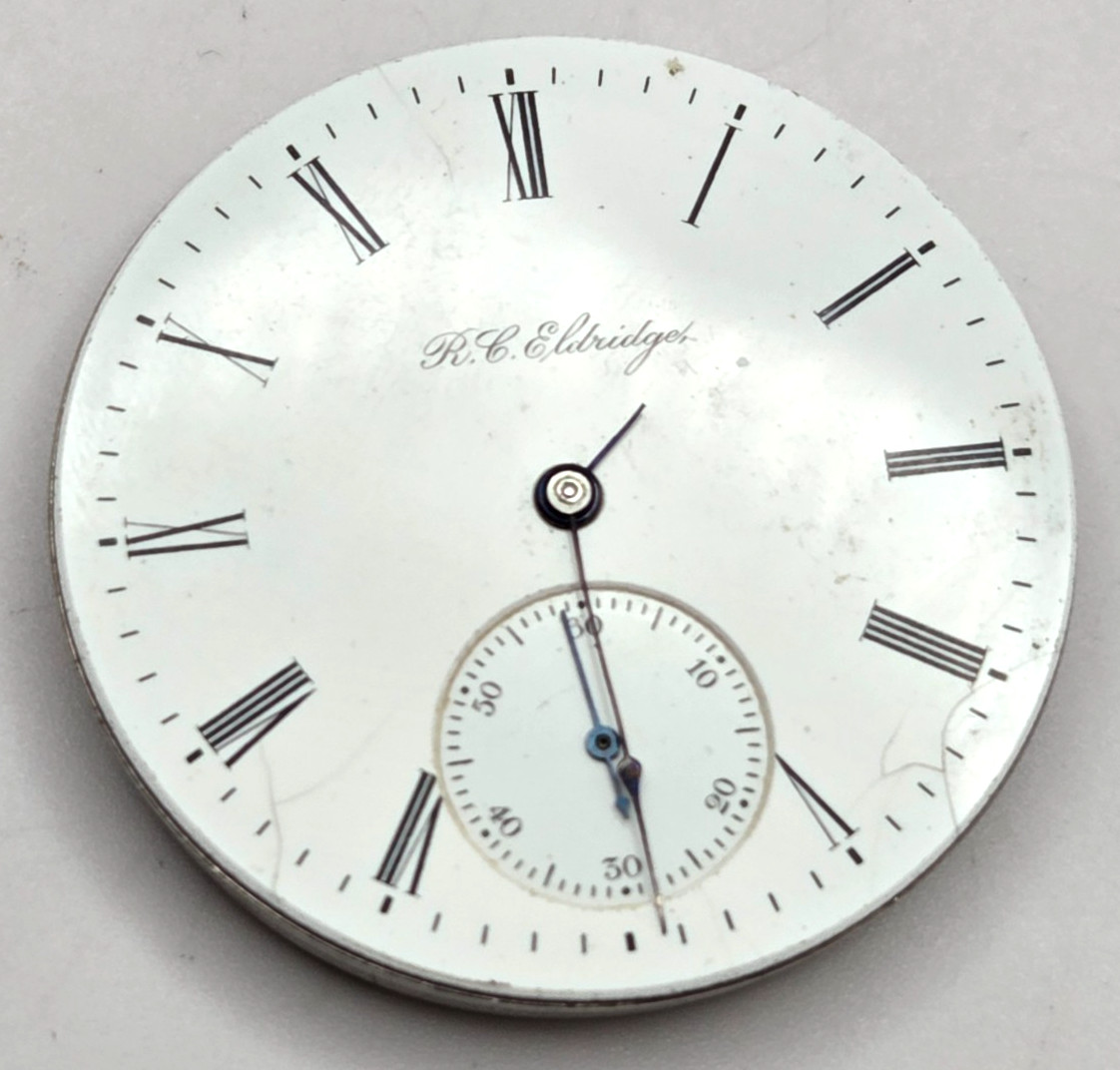 Rare Pocket Watch Movement – Hamilton Grade 976 for private label 16 jewels