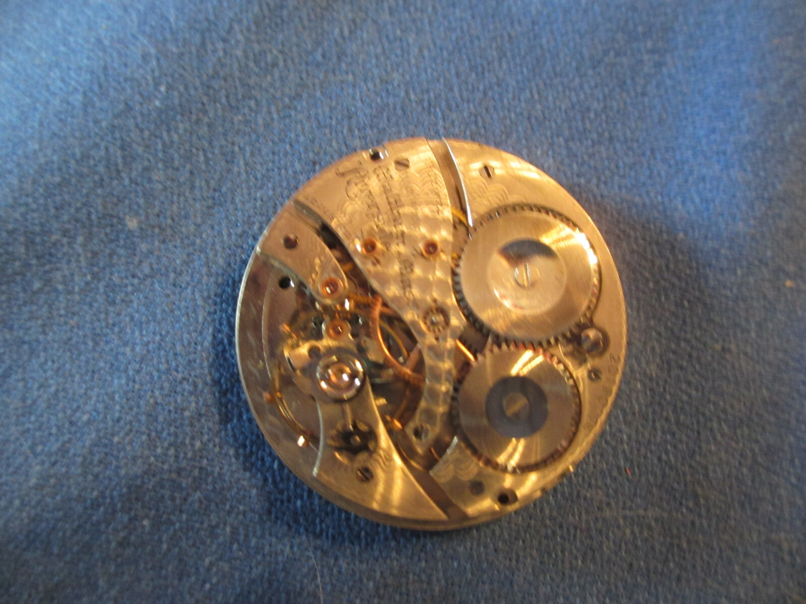 Watchmaker Estate Waltham Model 1894 Pocketwatch Movement for Parts or Repair
