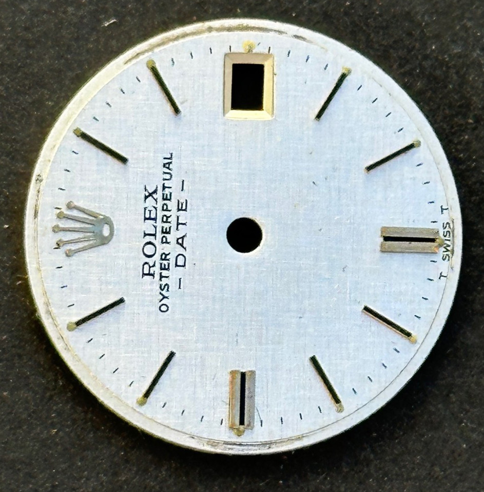 Vintage Rolex Oyster Perpertual Date Watch Dial For 26mm Case 6517 6519 6917