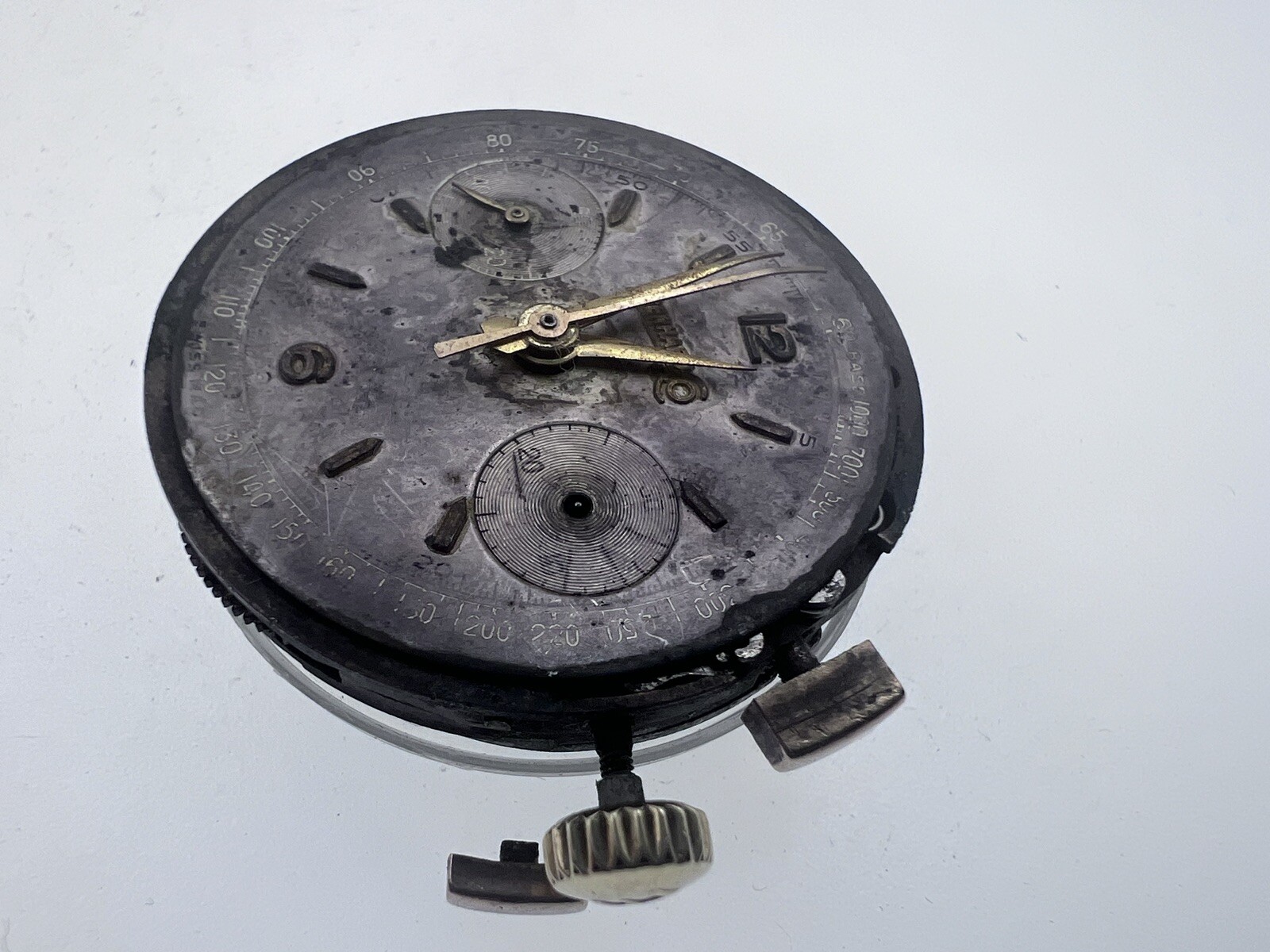 EBERHARD Calib. 14000 Complete and Working Movement To Overhaul Buttons