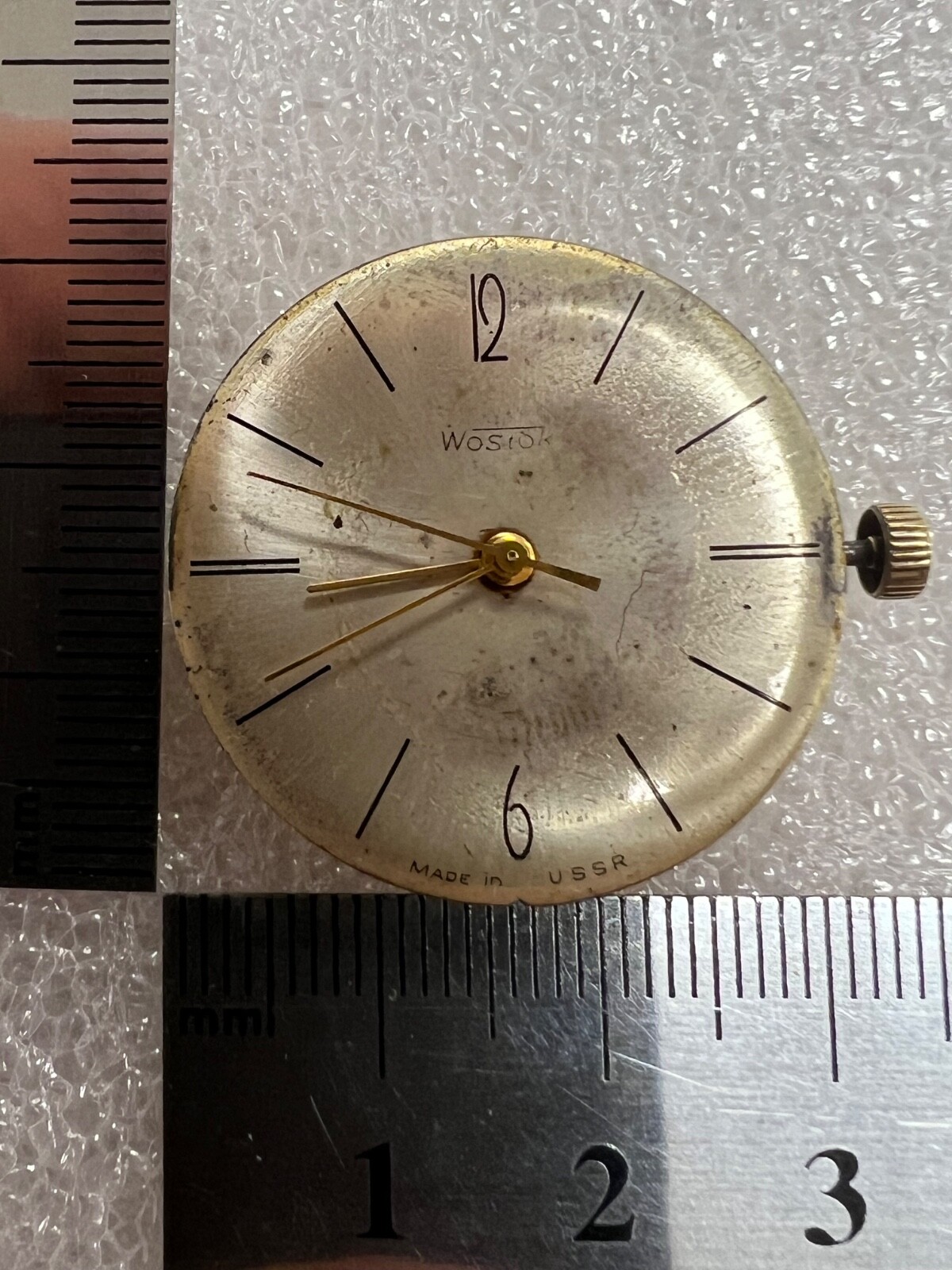 Watch movement USSR Wostok 2209 cal. plus Dial. For parts .