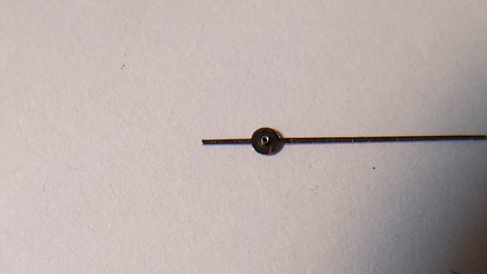 Nickel rouge sweep second hand RED. 18/70 T35, New Rouge, approx 9.7-10mm length