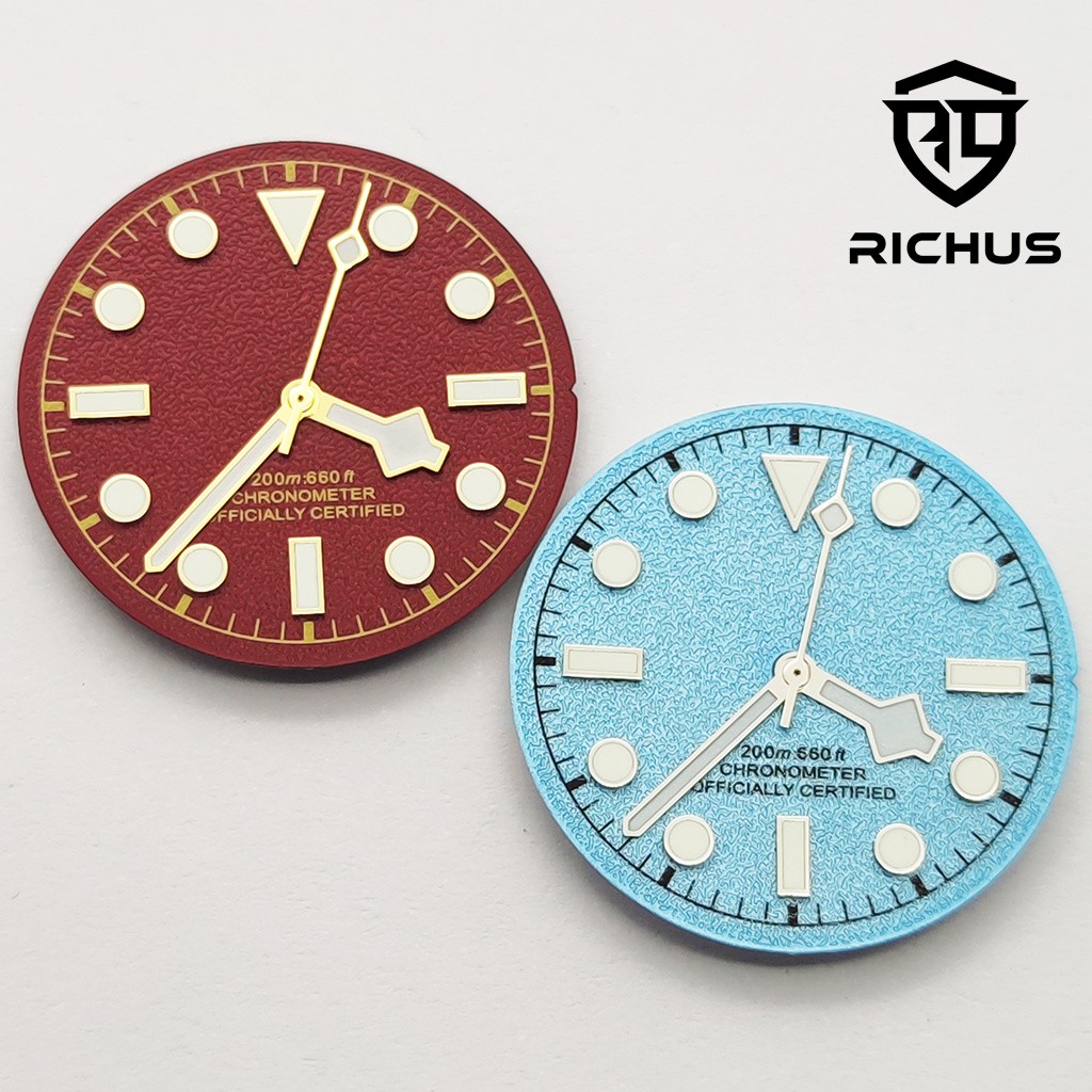28.5mm Dial With Hands Luminous Fit NH34 NH35 ETA2824 Miyota8215-DG Movement