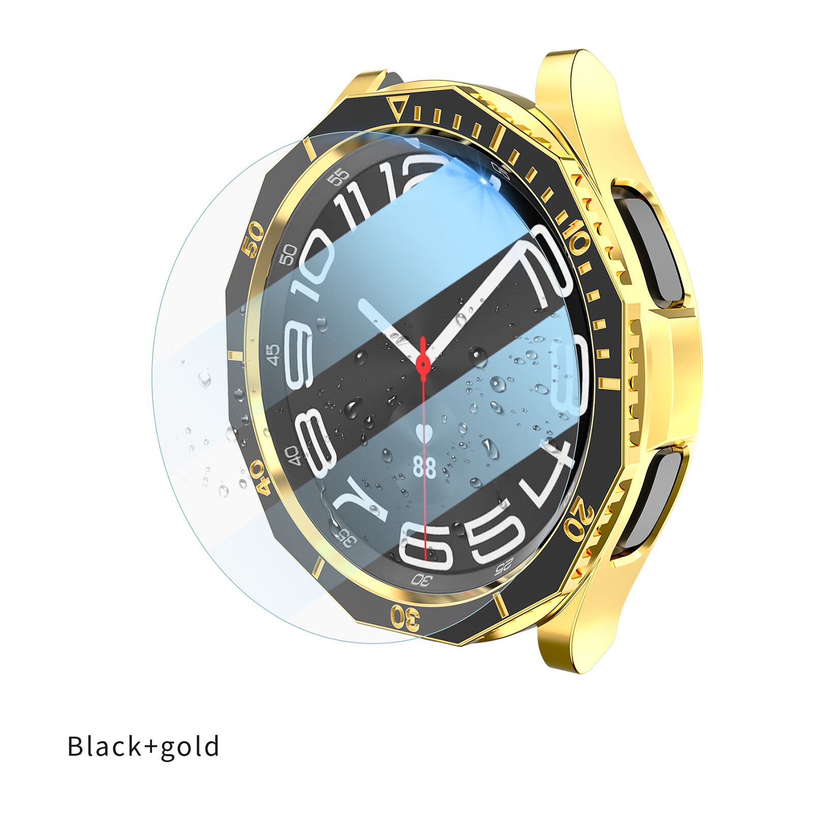 Protective Case with Tempered Film for Samsung Galaxy Watch6 Classic R950/R960