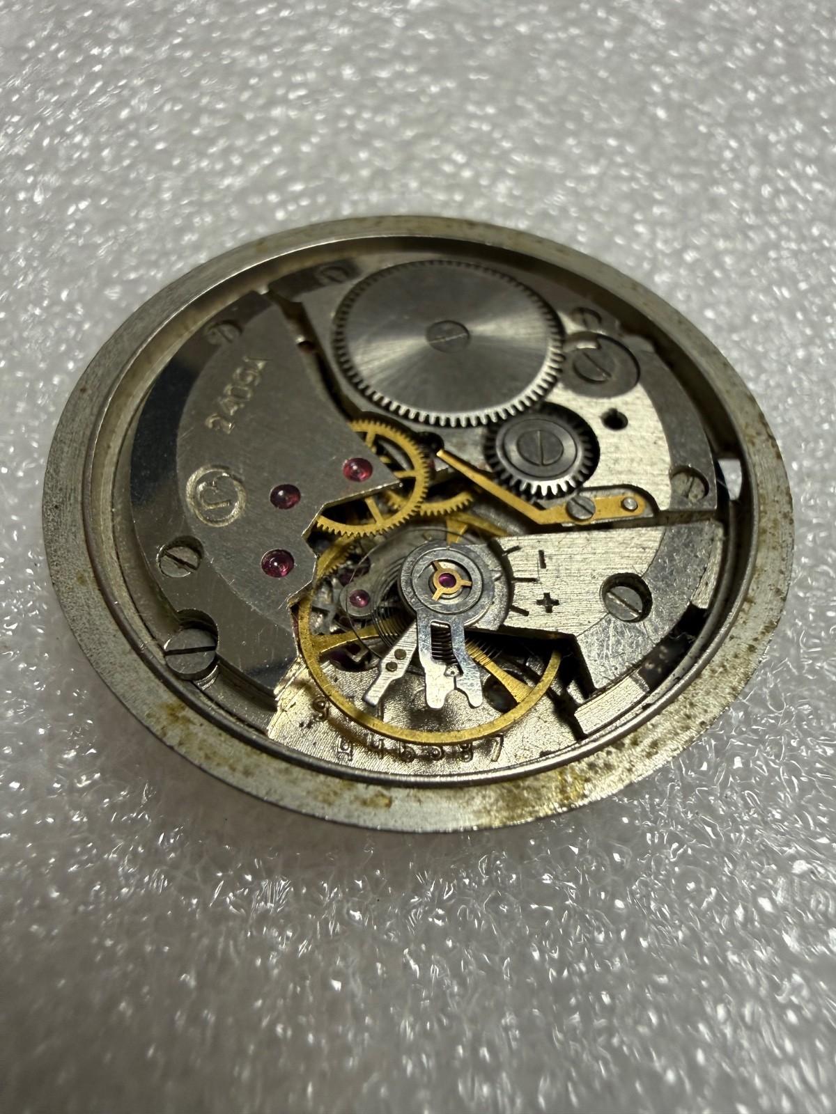 Watch Movement USSR Vostok 2409A + Dial (Modified, Seiko Logo) Parts