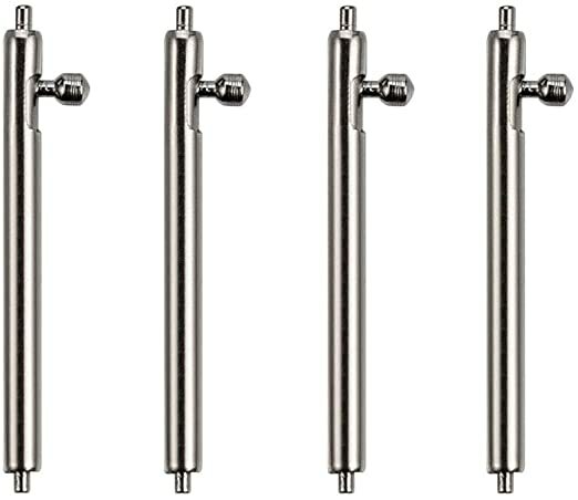 4pcs Quick Release Spring Bar Watch Band Pins 1.8mm Diameter 16mm – 24mm Size