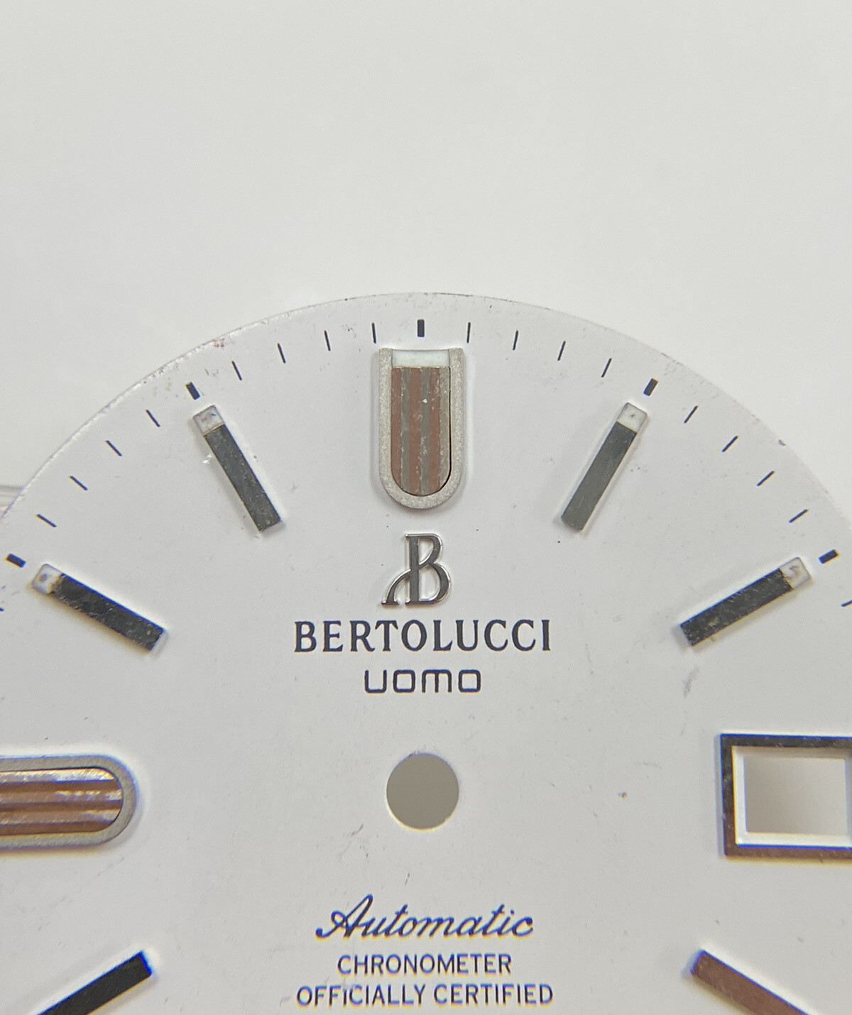 Original Bertolucci Uomo Automatic 28mm White Dial Ref: 884.55.41.10B