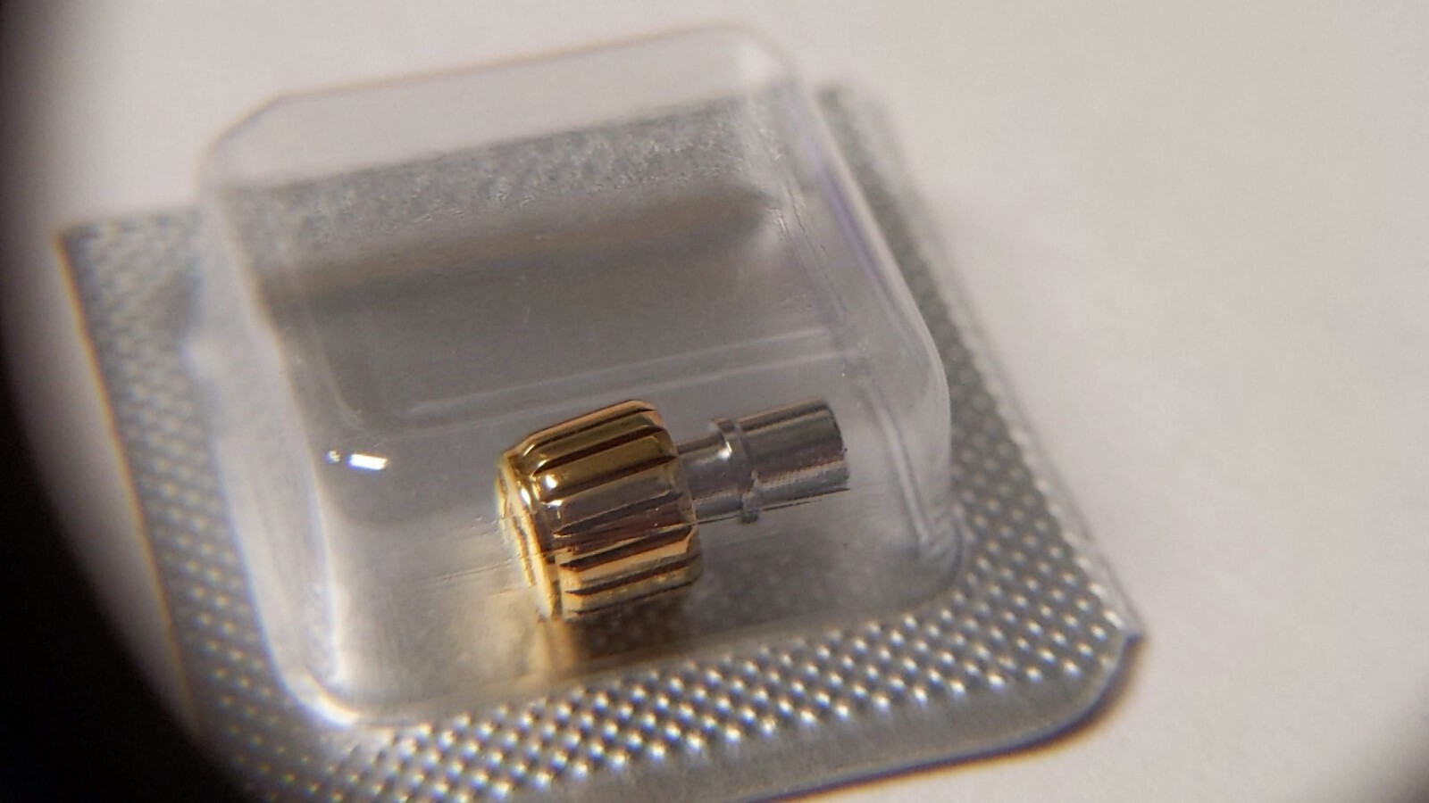 Tag Heuer CROWN and TUBE 5.5×4.5mm M0.9, Tag-16 (Yellow) New/Sealed