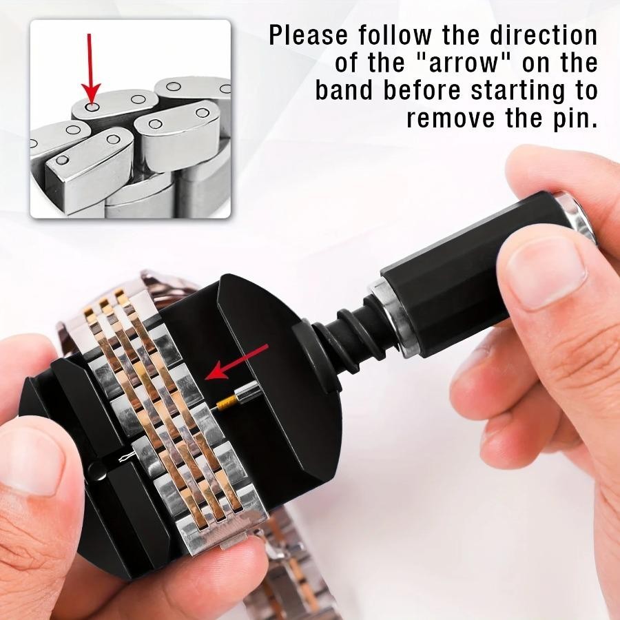 Watch Link Removal Tool Kit Band Strap Chain Pin Remover Repair Adjuster