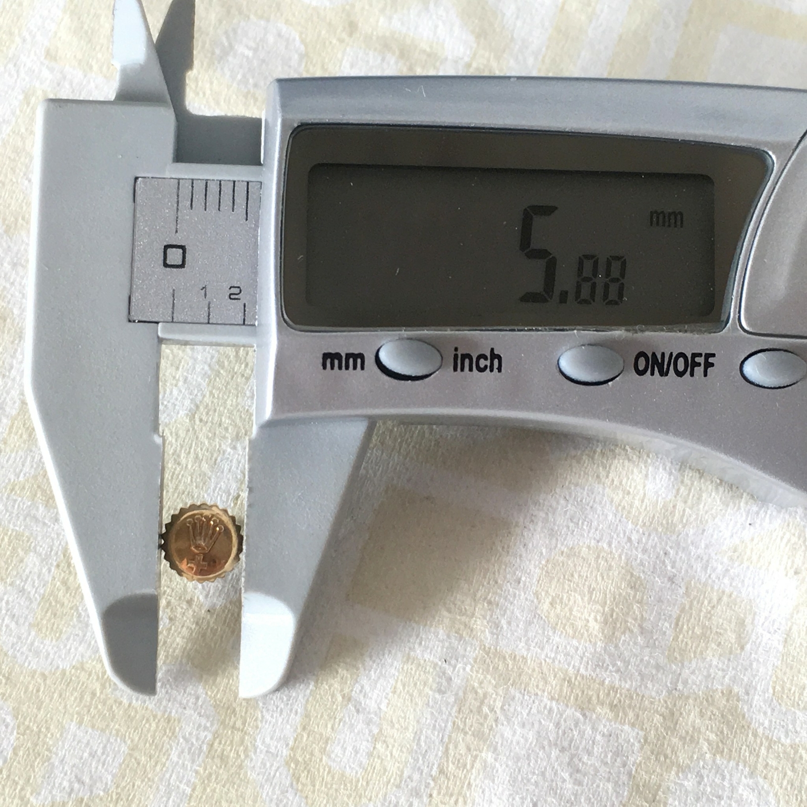 ROLEX BIG BUBBLE OVETTONE 18KT YELLOW GOLD CROSS CROWN 100% GENUINE #W1003