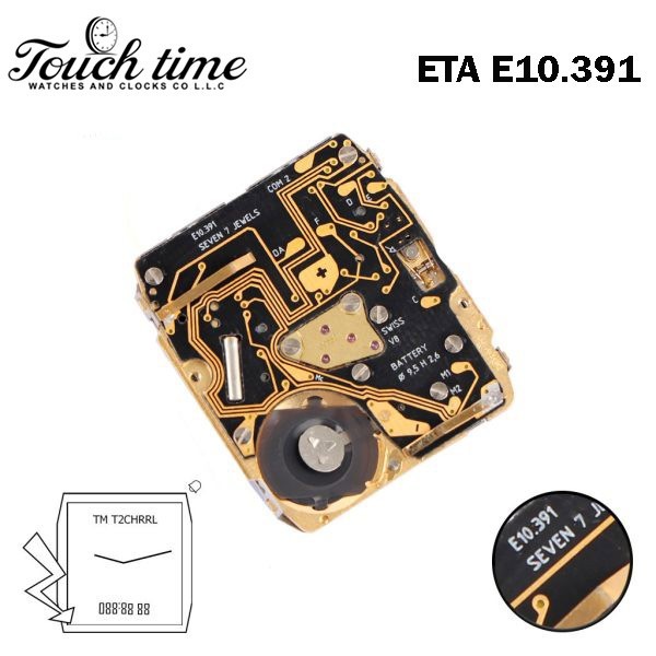 ETA E10.391 Swiss Made – For BREITLING Analog/Digital Movement- Without Stem
