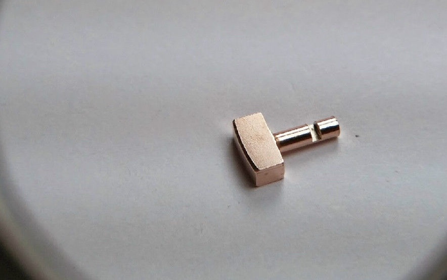 Omega Watch parts Chrono Push Button / Pushers, Square head, Rose Gold NEW