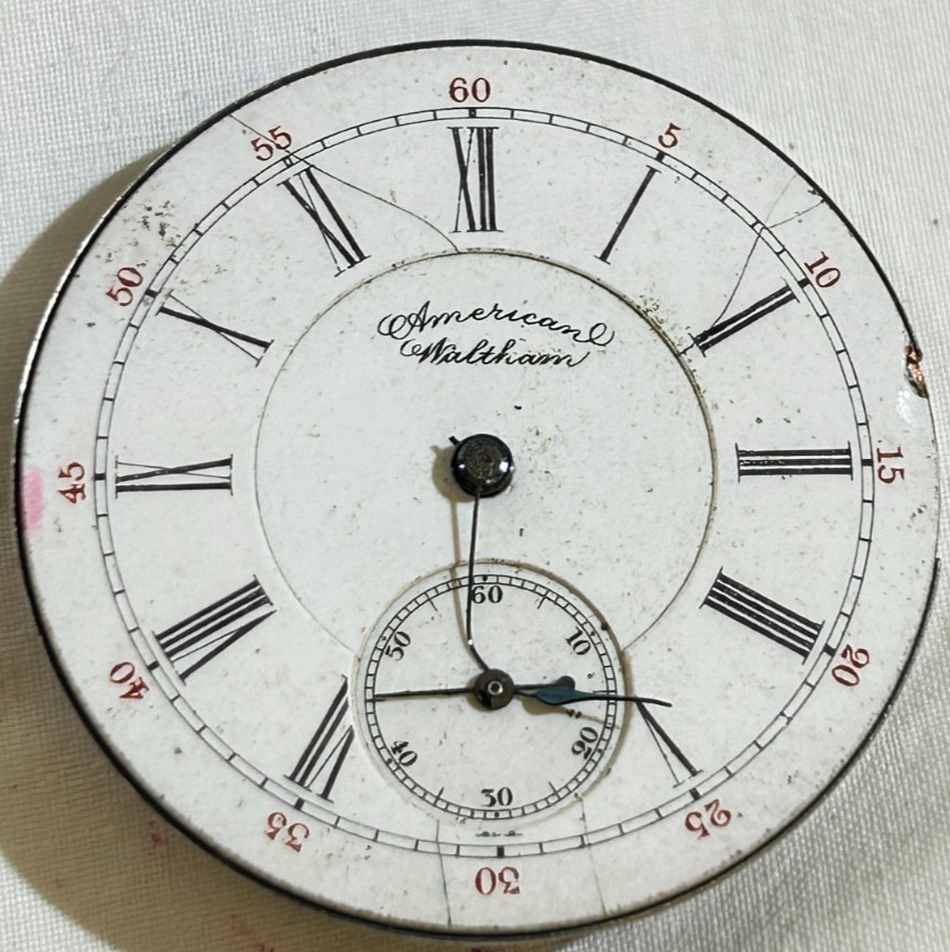 Antique Pocket Watch Movement And Dial Lot of 5 Elgin , Waltham, Illinois