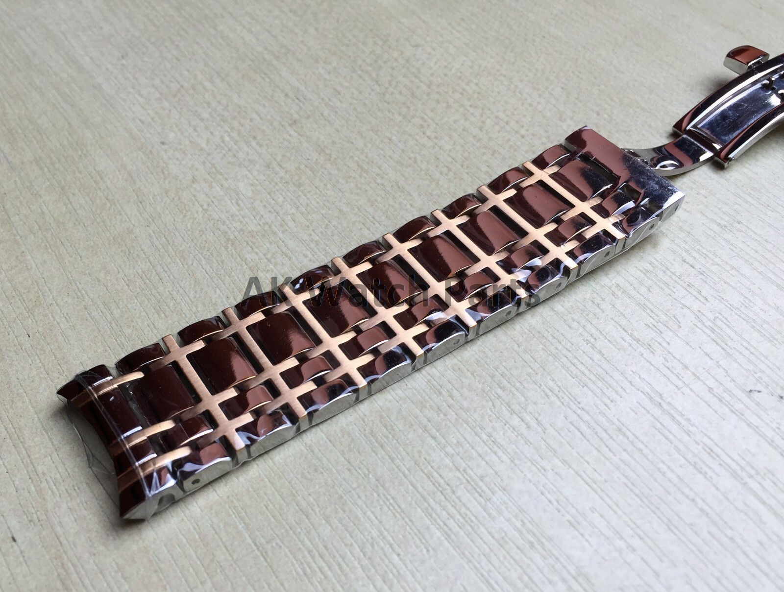 Spare Two-Tone Strap Fits Burberry BU1374/BU1358 Watch Bracelet/Band