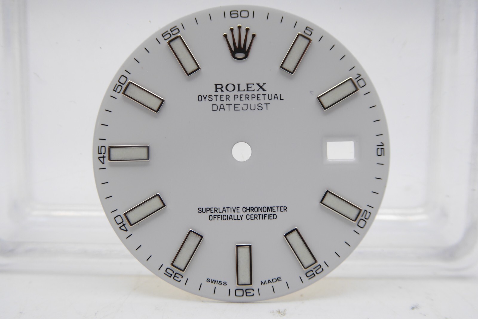 Rolex Datejust 41mm white dial 116300