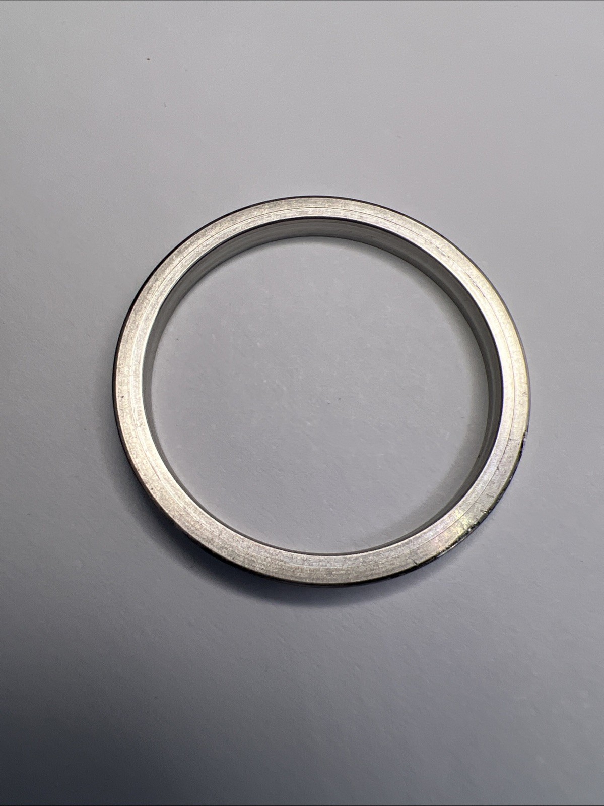 ROLEX Smooth Domed 30mm Polished Steel Watch Bezel Used OEM