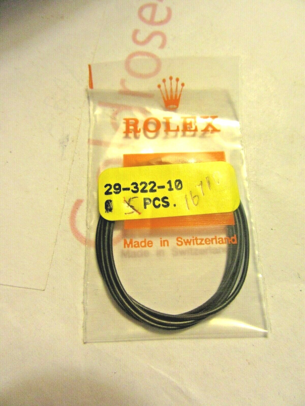 ROLEX 16710. PART # 29-322-10.CASE BACK GASKET. PER ONE GASKET. Sku RLX # 19-16