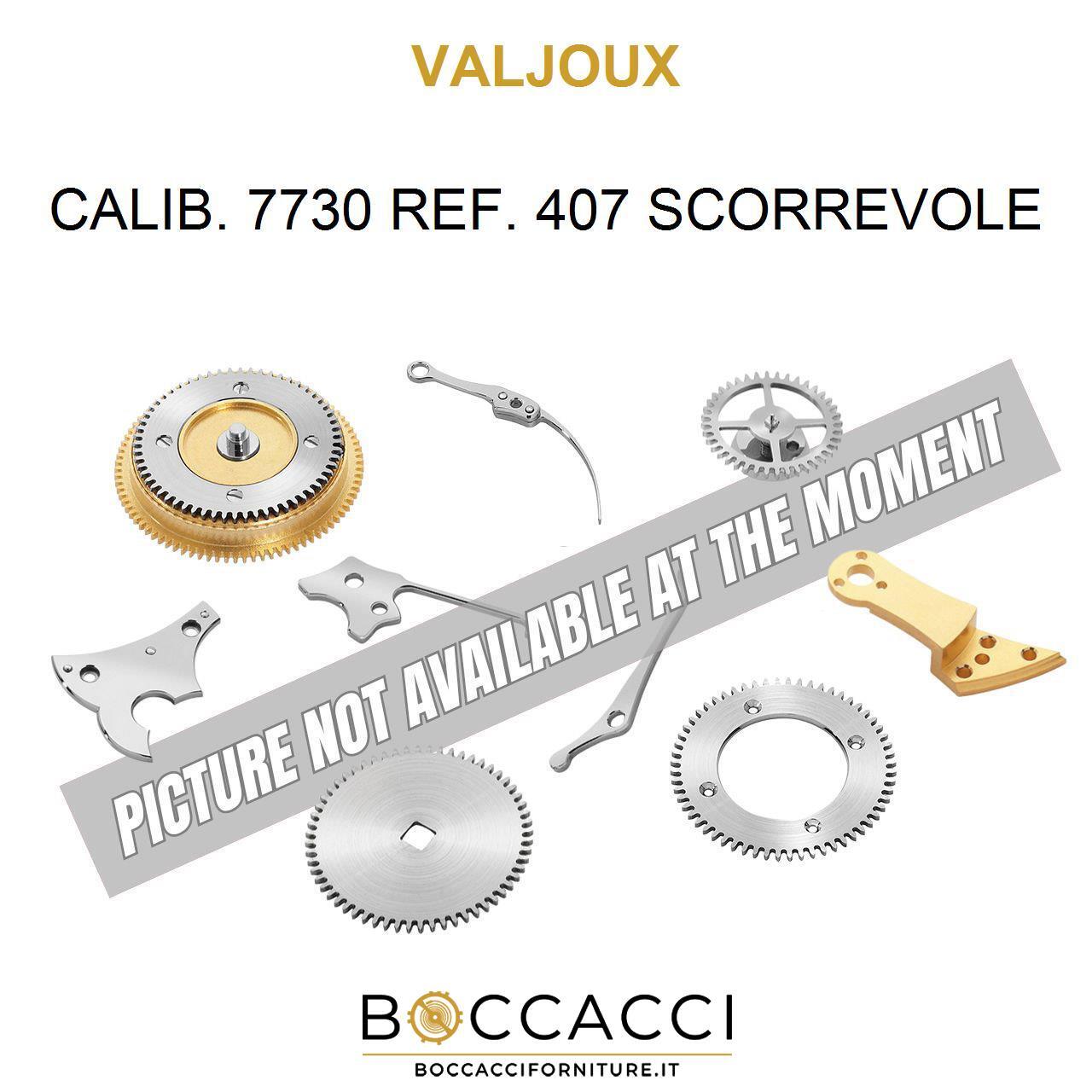 VALJOUX CALIB. 7730 REF. 407 SCORREVOLE Calib: 7730 (EXCELLENT STATE)