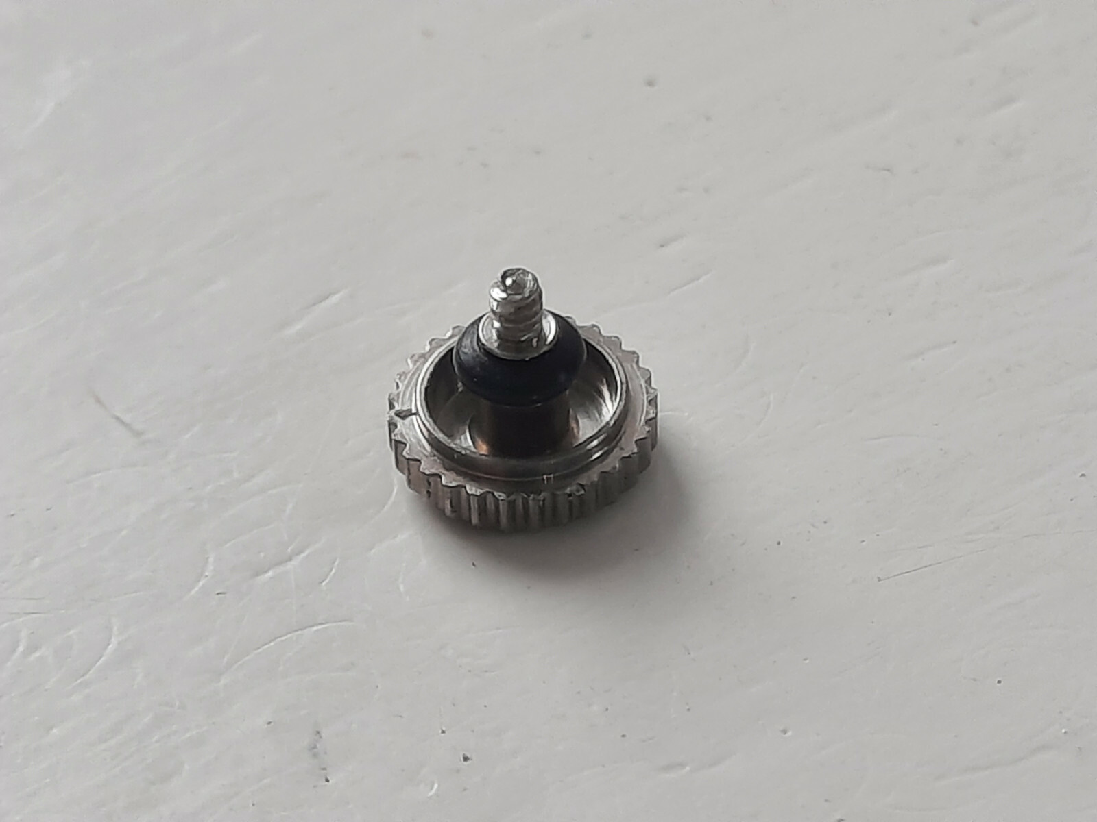 Genuine NOS Seiko 45M01NS Crown for Seiko 7625-8030, 7625-8031, 7625-8033