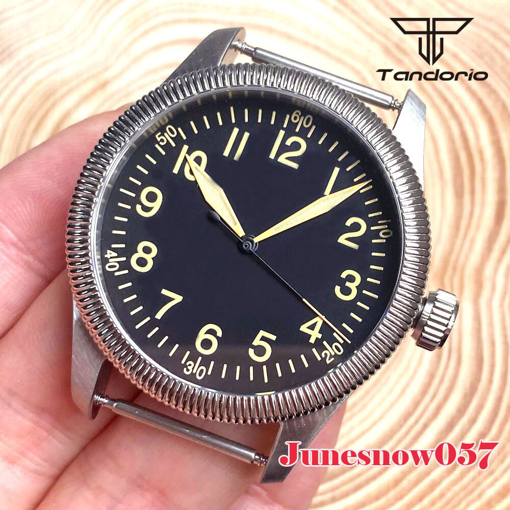 39MM Men Watch Coin Edge Bezel Case Fit NH35A NH36A ETA2824 33.5mm Dial Hand Set