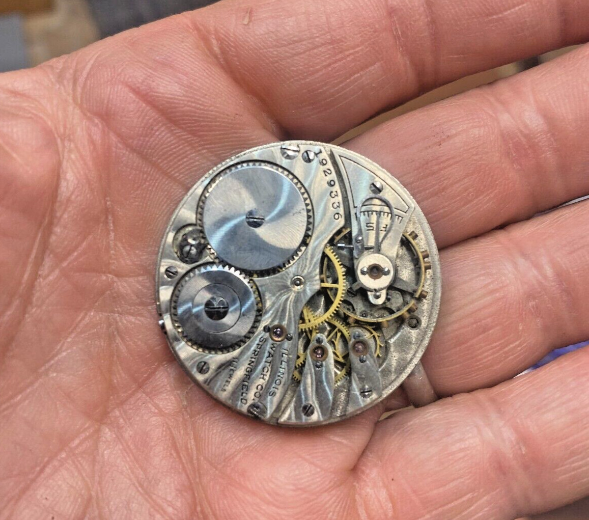 3 Pocket Watch Movements – Waltham – Elgin -N.R. Bailey Dill Sbrg.PA. AS IS