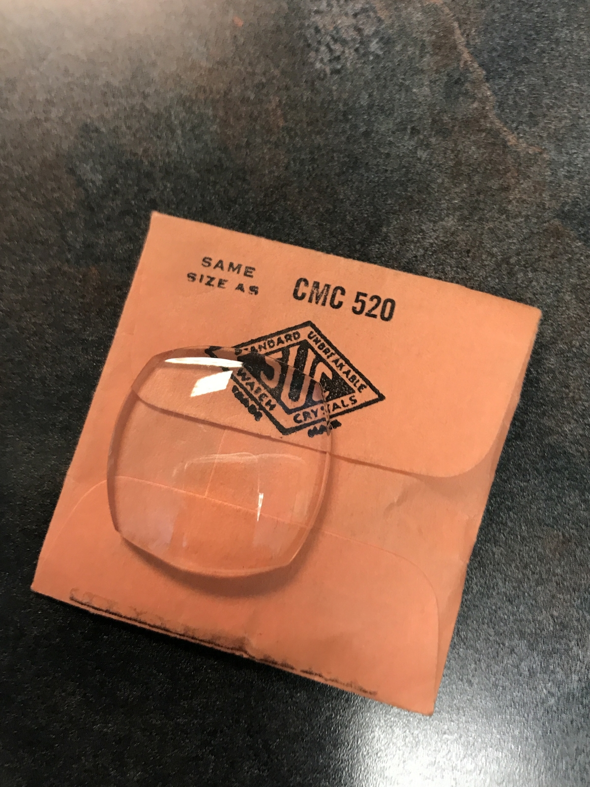 SUC Rocket Crystal RMN 205 for GRUEN – 23.2 x 22.9mm – New