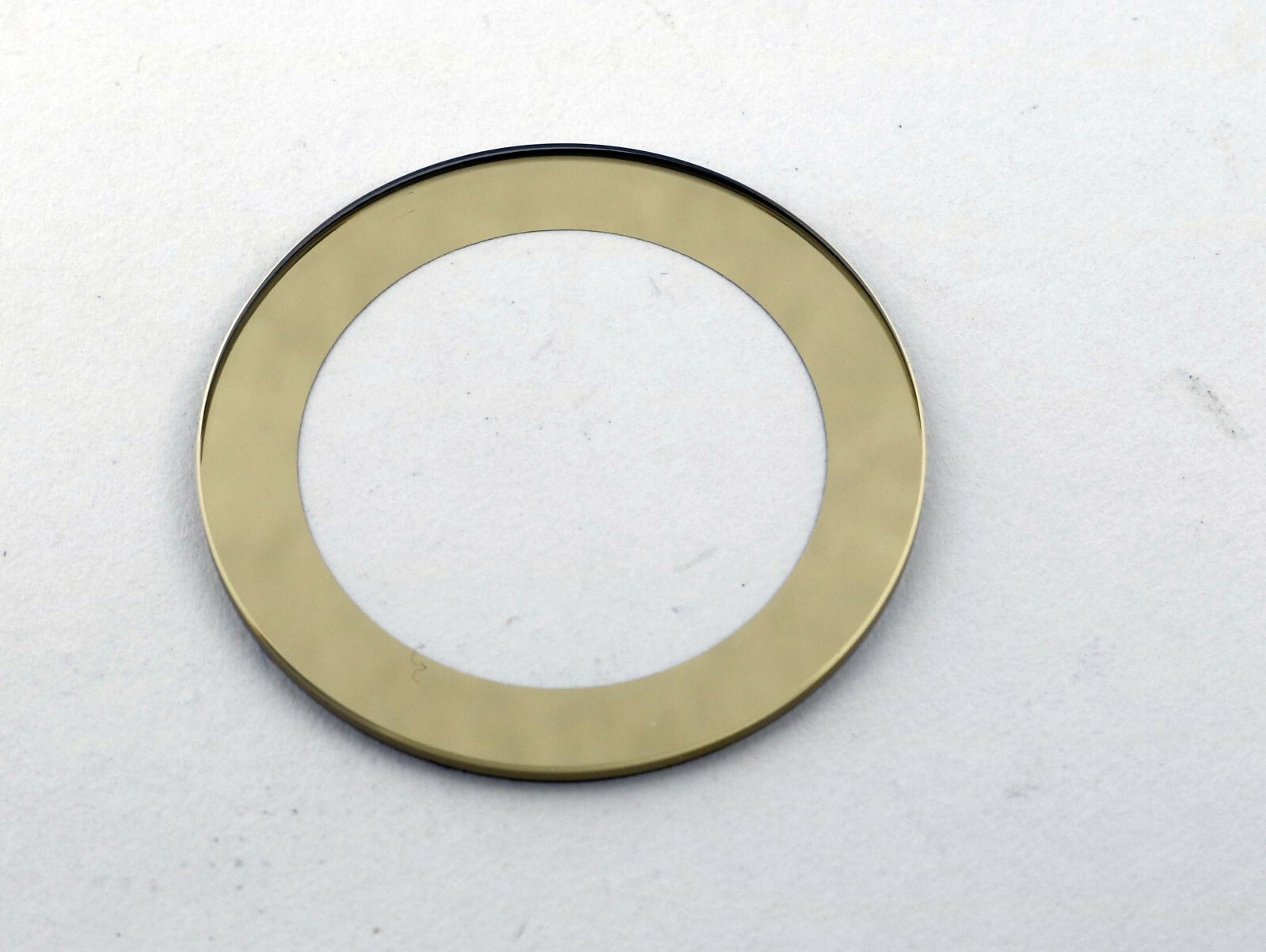 MINERAL GLASS FIT MOVADO* BOLD WATCH CASE 01.3.34.6026 GOLD TRIM 38.0 x 1.50 MM