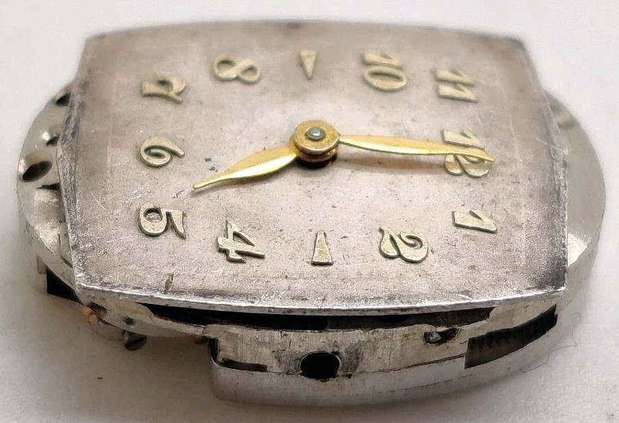 Vintage Elgin Cal. 650 19 jewel wrist watch movement running