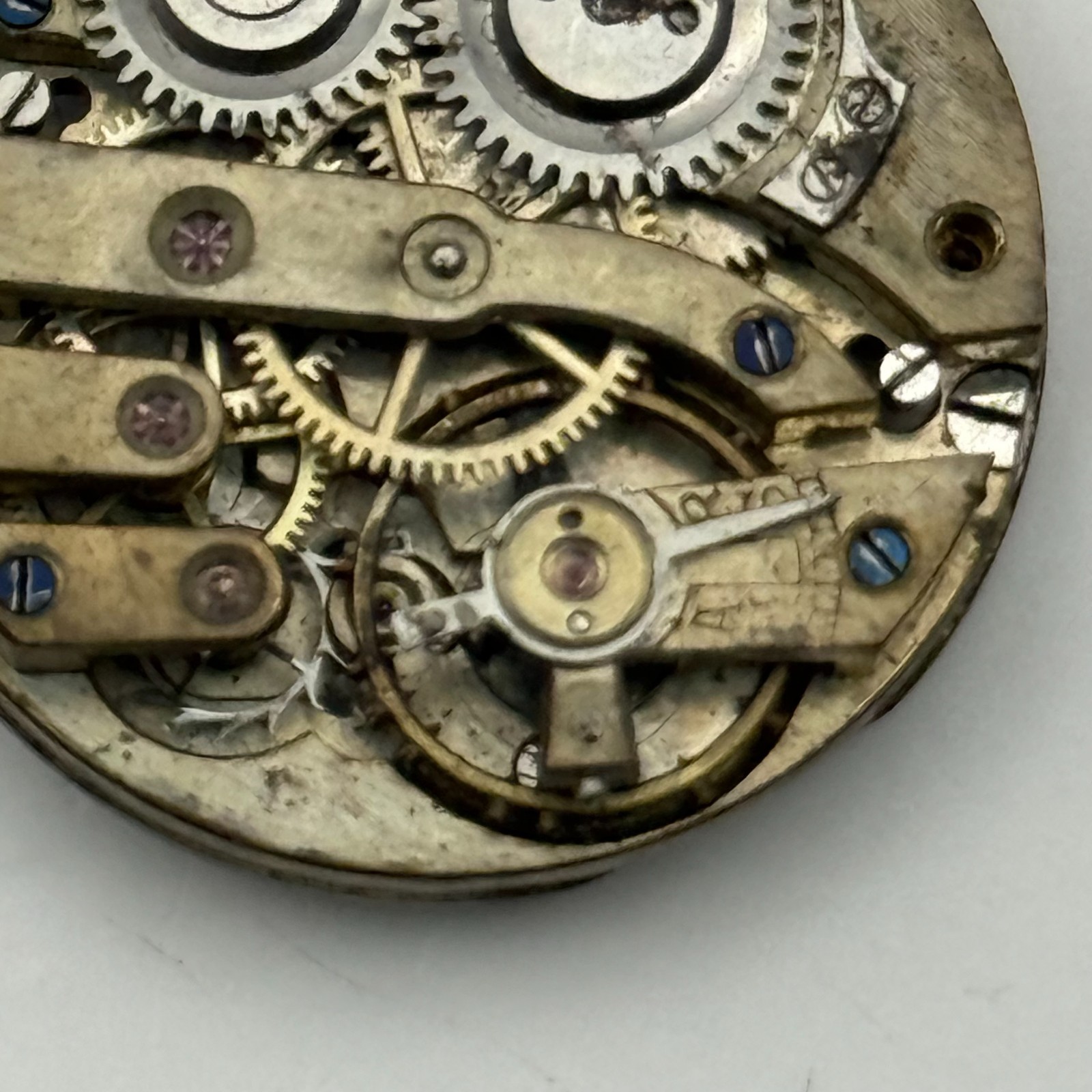 Trench Watch Movement Manual Wind Vintage Parts Repair Spares 24.9mm