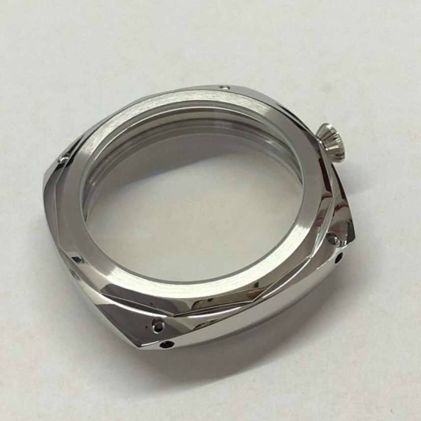 47mm 316L Steel Watch Case For ETA6497 6498 Seagull ST3600 3621 Watch Movement L