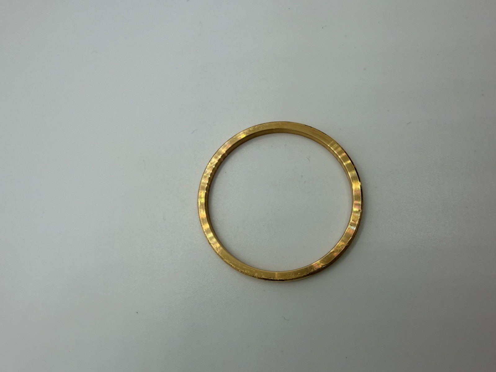 18K Yellow Gold Smooth Bezel Part For Rolex Datejust, President Day Date 36MM
