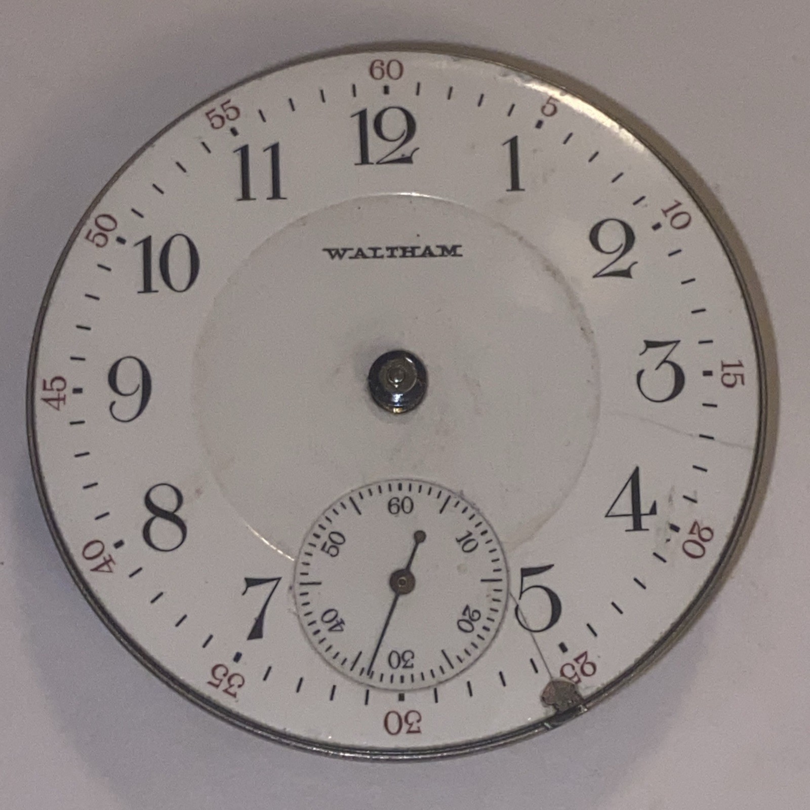American Waltham Watch Co. Pocket Watch Movement Parts Repair