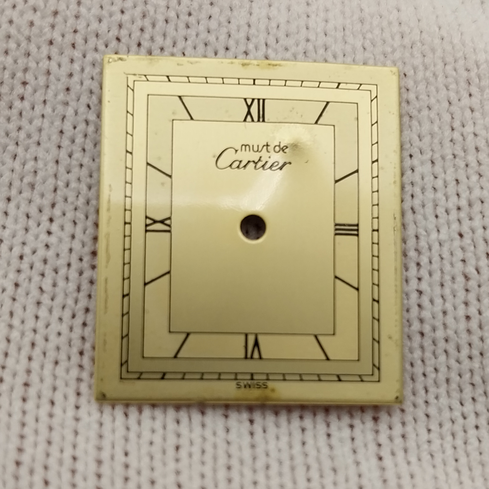 Cartier Must de Cartier Vermeil 21mm x 18mm Dial