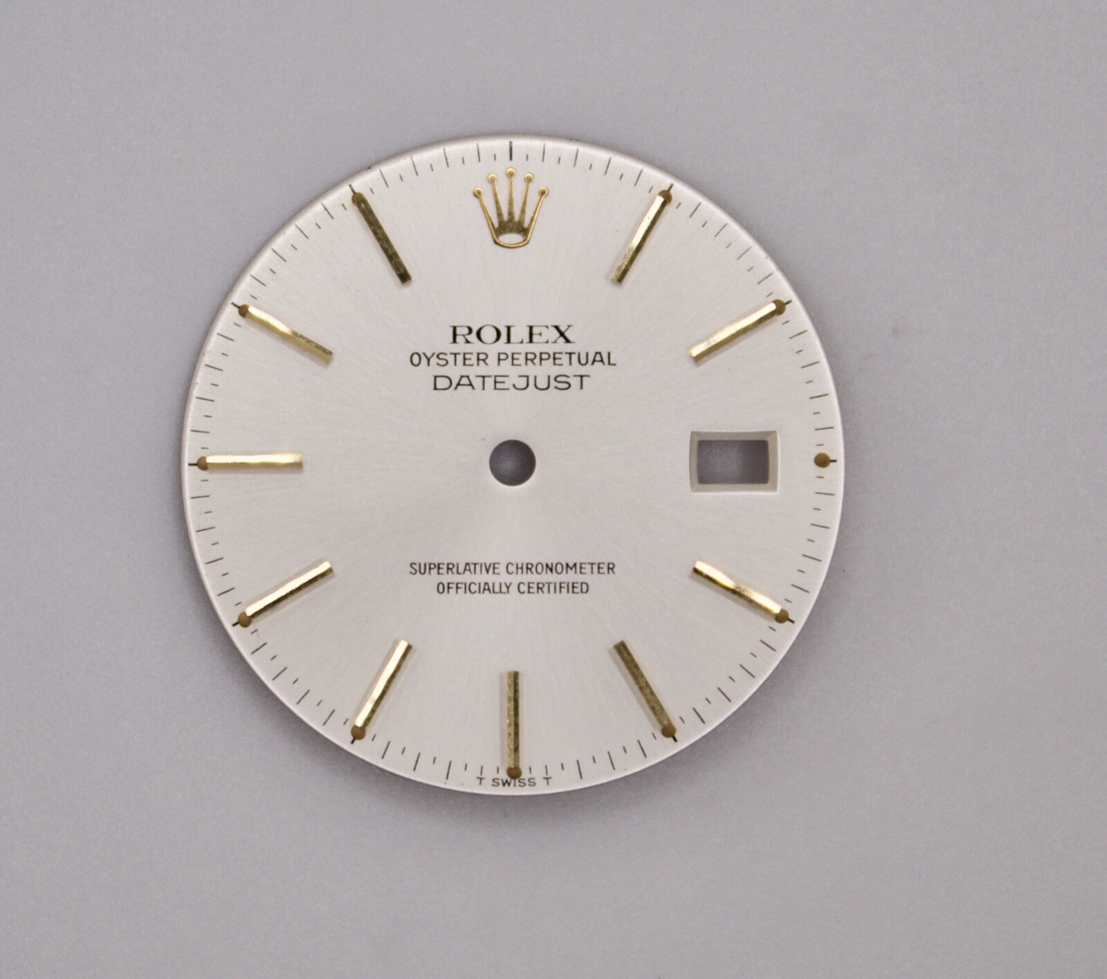 ORIGINAL Rolex Dial 36mm Datejust Silver TT YG w Date 16013/16233/16263/16203