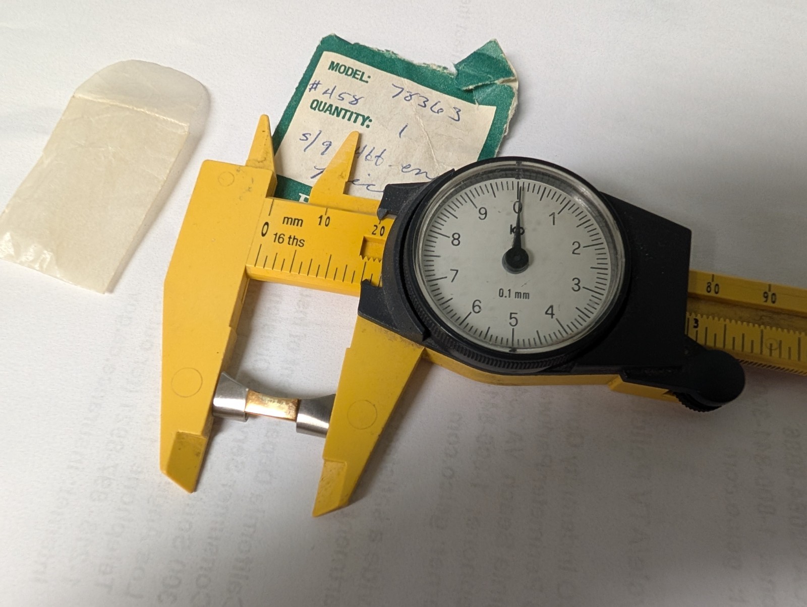 Genuine Rolex END PIECE two toned gold/Steel 458 stamped on it, Model 78363 20mm