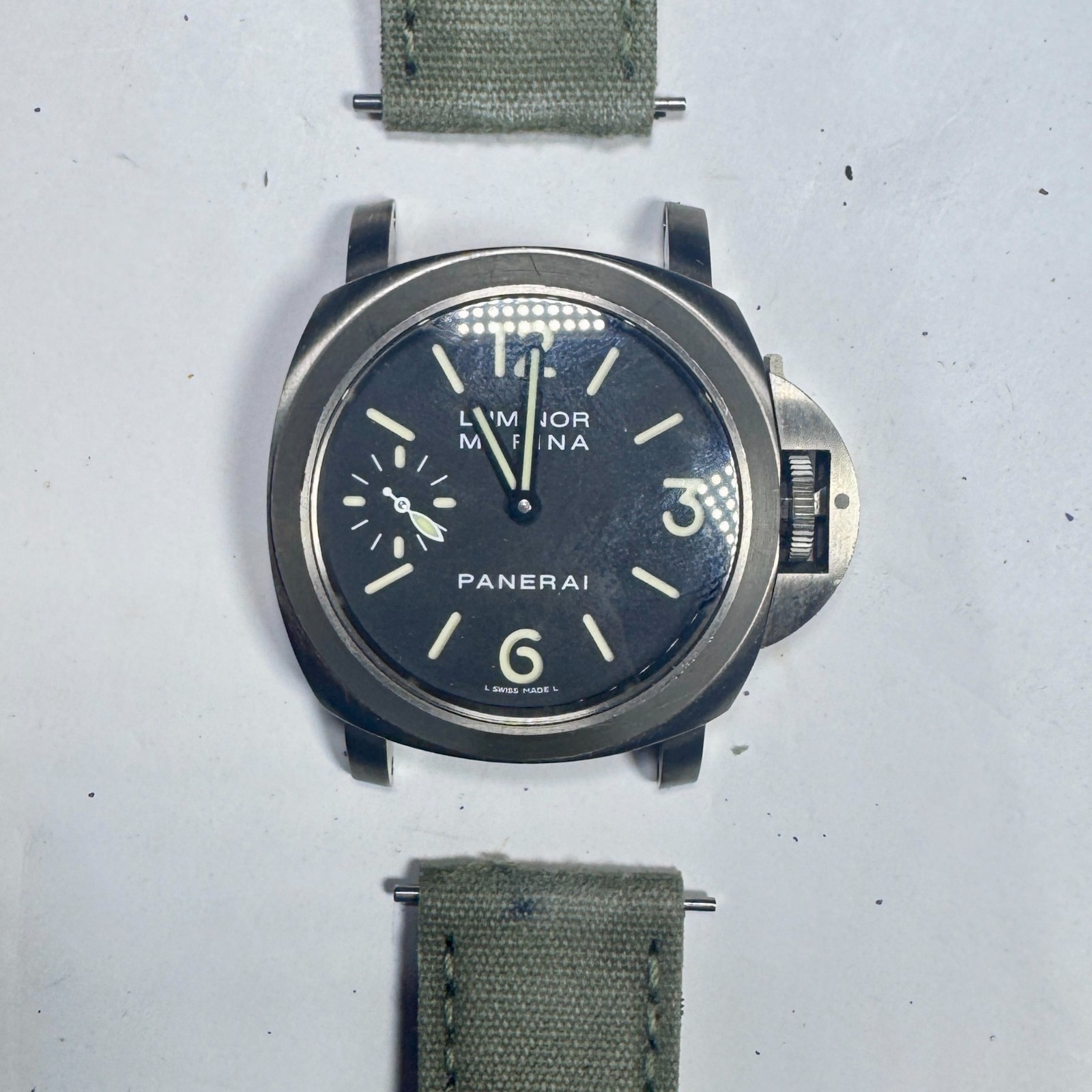 Set of 4 CUSTOM 24mm SPRING BAR PIN PAnerai strap band (replaces hex bars)