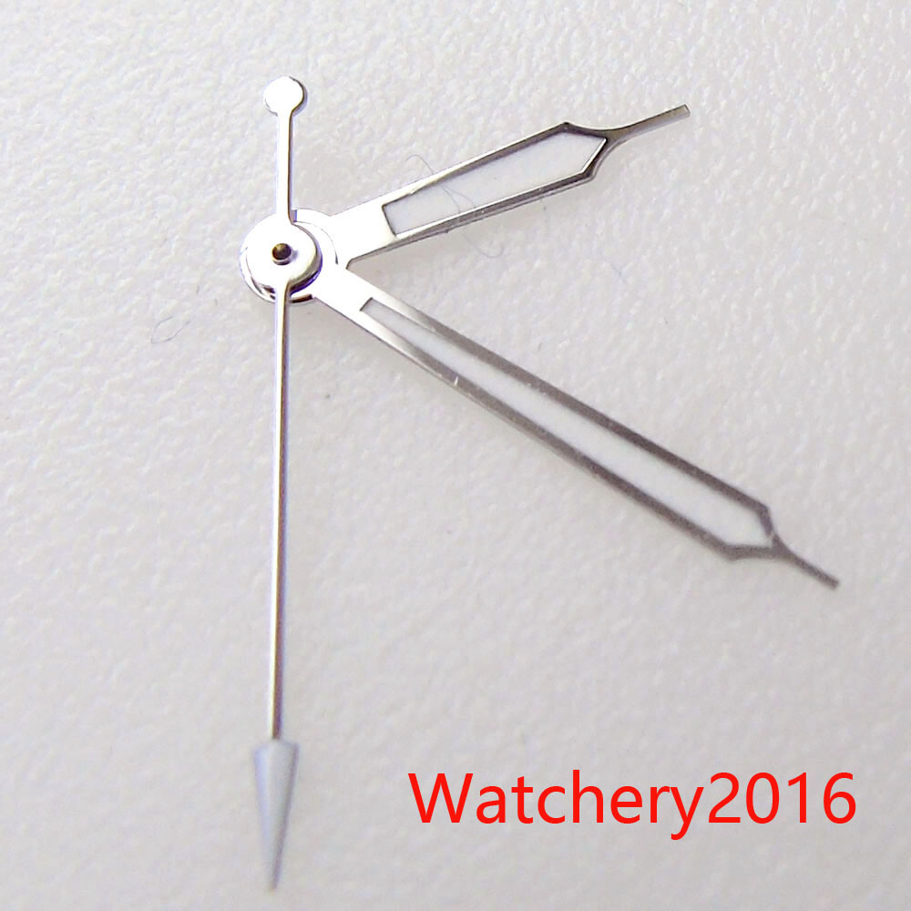 Silver Yellow Hands Green Luminous Watch Hand fit NH35 NH36 2824 Accessories
