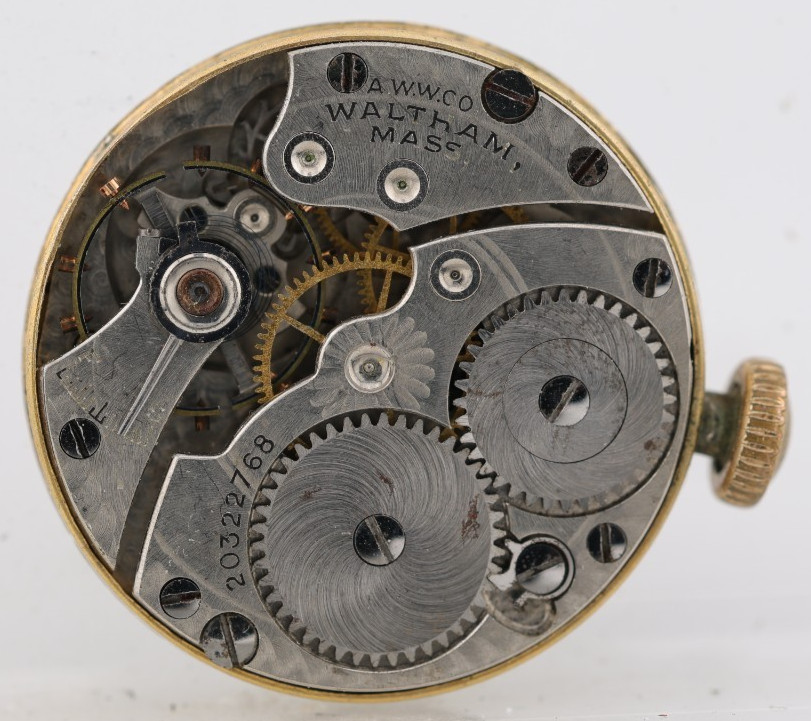 WALTHAM No. 561, 6/0s 7j, 20322768 WRIST WATCH MOVEMENT, FOR REPAIR (ON)