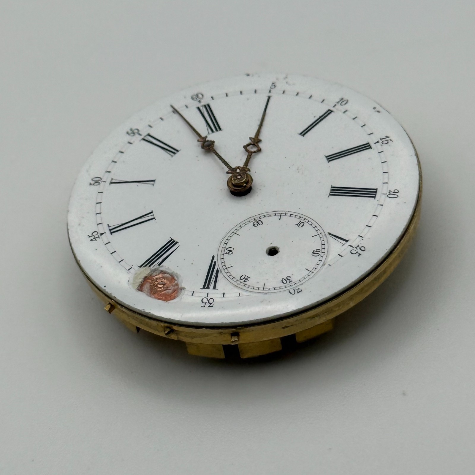 Louis-Ulysse Chopard Pocket Watch Movement – Patent 3845 – From 1891 – For Parts