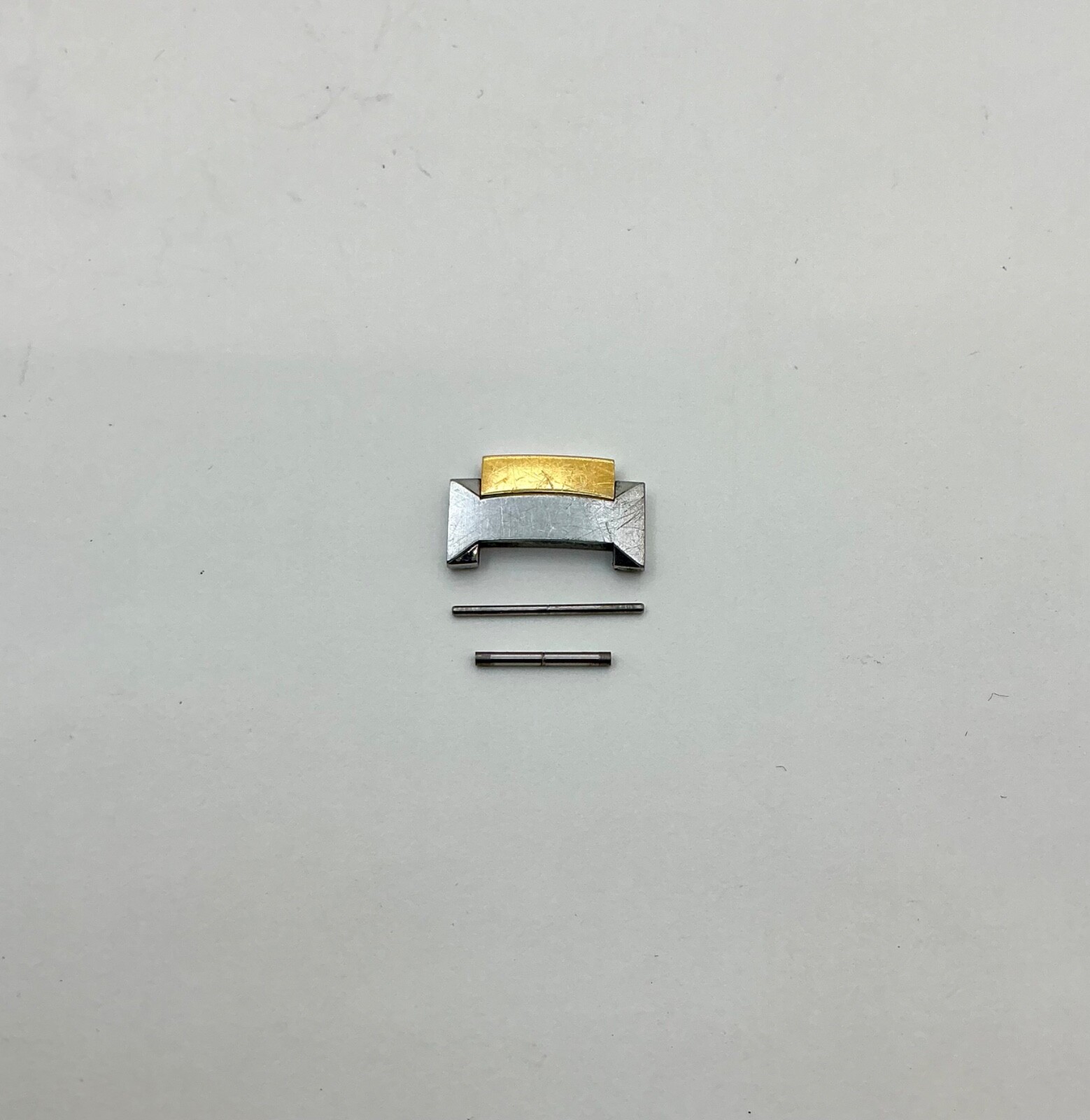 Men’s Movado 81 G2 1886 Two Tone Stainless Steel and Gold Tone Full Band Link