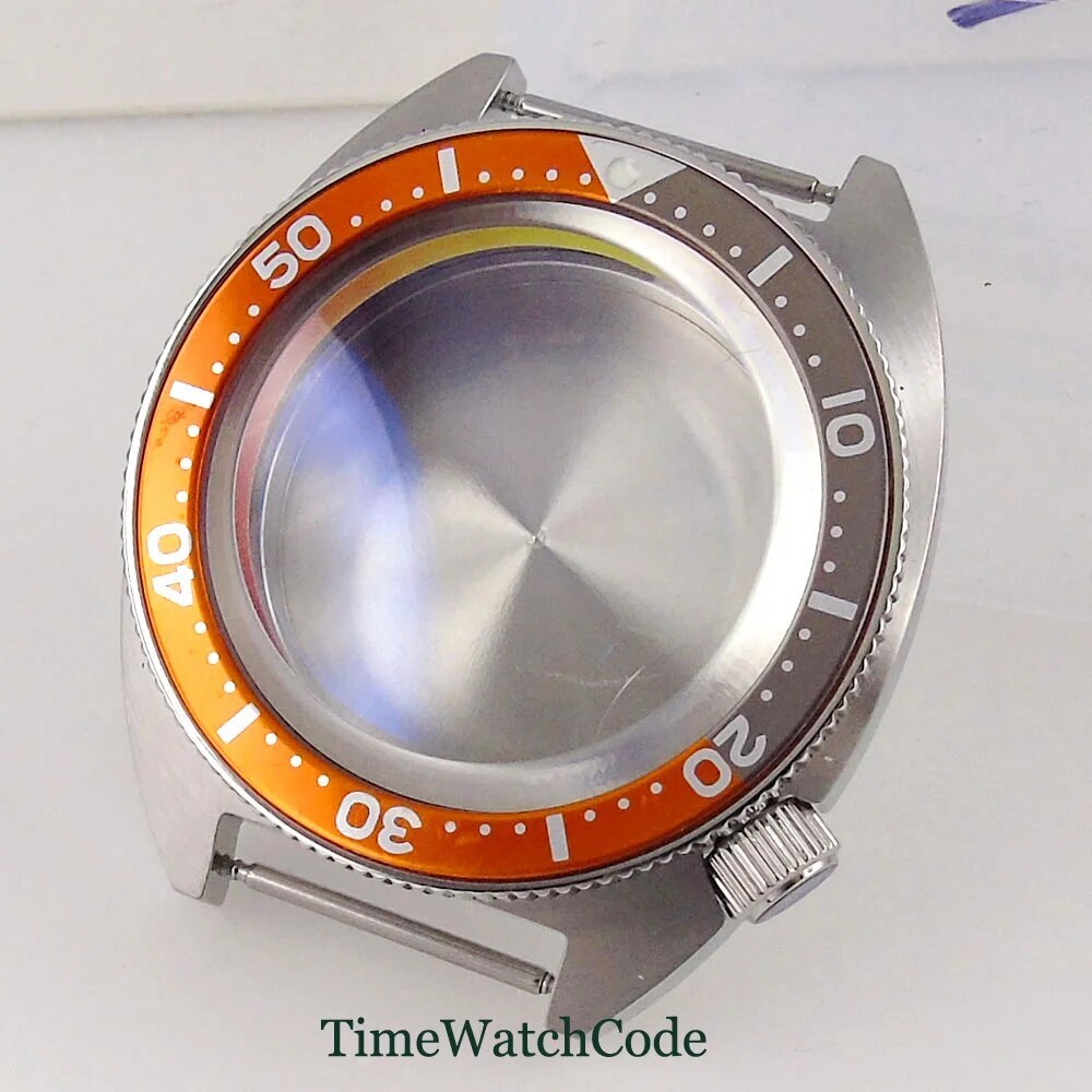 41mm Watch Case for NH35 PT5000 ETA2824 Sapphire Crystal Chapter Ring 4.1 Crown