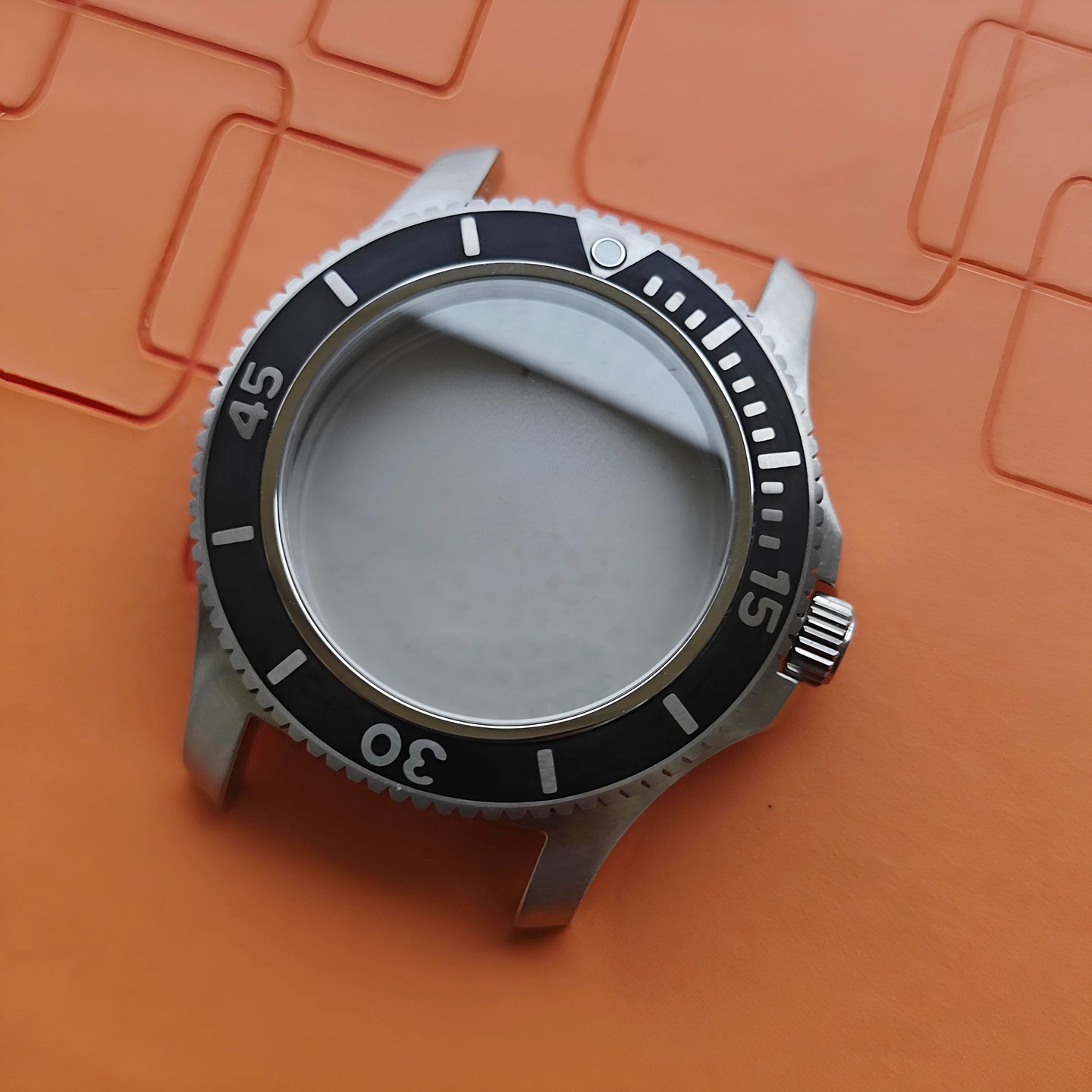 42mm 10ATM Dive Steel Watch Case Sapphire Crystal For ETA2824 & PT5000 Movement