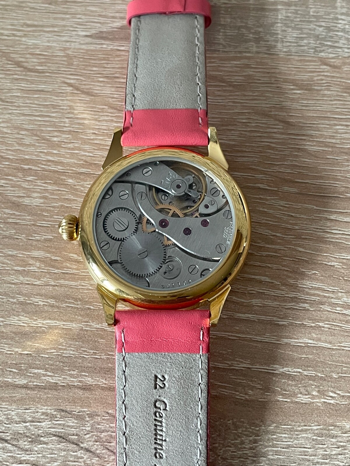 MOLNIA 3602 mechanism USSR steel case nitrid titana mans wristwatch